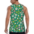 thumbnail image 3 of Easygdp Flying Bees Men's Tank Top, Sleeveless Muscle T Shirts, Breathable, Quick-Dry, Loose for Gym, Running, Fitness - XX-Large, 3 of 9