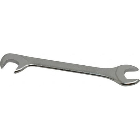 

Facom 9mm Stubby Extra Thin Open End Wrench 3-35/64 OAL Double End Satin Finish 15° & 75° Head Angle