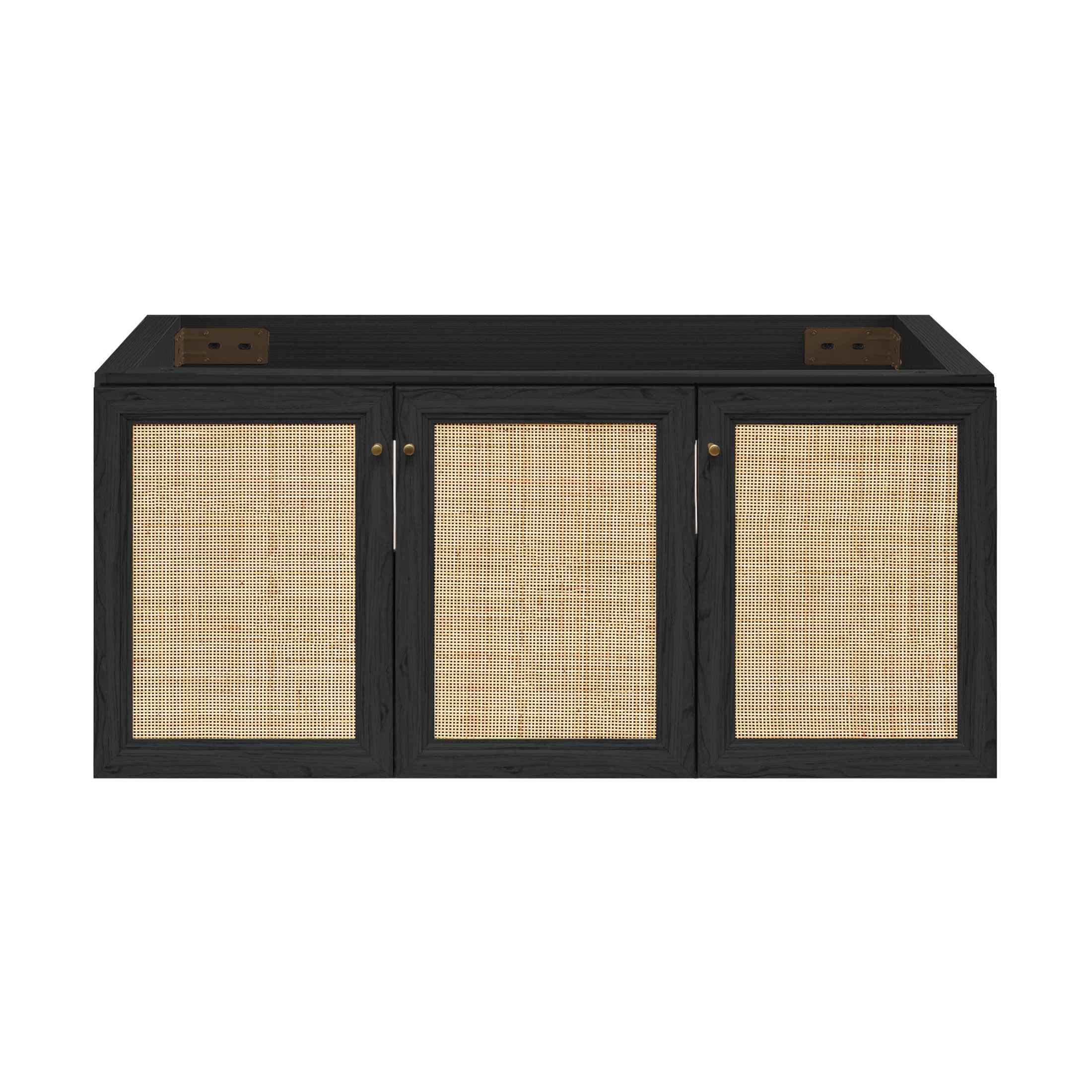 Classe 48" Wall-Mounted Bathroom Vanity Cabinet without Top in Black Oak