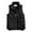 Black, variant on LSLJS Women's Solid Color Outerwear with Camisole Vest, Fashionable and Versatile Down Cotton Vest, Women's Utumn and Winter Short Style, Womens Camisole Tank Tops