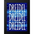 thumbnail image 2 of Loreth, Lanie 11x14 Black Modern Framed Museum Art Print Titled - Dreidel Blue Chant, 2 of 5