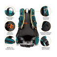 thumbnail image 3 of Mochila Impermeable 50l Para Senderismo Montañismo Turquesa, 3 of 3