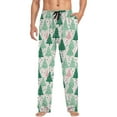 thumbnail image 6 of FYDUU Men's Pajama Pants Mens Christmas Pajamas Pants Casual Bottoms Sleepwear Home Wear With Drawstring Pockets Christmas Pants Commuting Work Pants, 6 of 6