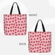thumbnail image 2 of Fotbe Hand Drawn Strawberry Bolsa Tote con Estampado para Mujer, Bolsos con Cremallera, Bolsa de Hombro Casual de Gran Capacidad con Bolsillos Internos, 2 of 7