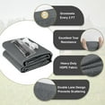thumbnail image 6 of LOVE STORY Custom Size 4'x10' Dark Gray Sun Shade Cloth with Grommets Pergola Shade Cover 95% UV Protection for Outdoor, 6 of 8