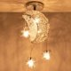 thumbnail image 3 of Lámpara de techo con forma de estrella y luna, iluminación colgante para dormitorio, sala de estar, pasillo, blanco cálido, 3 of 5