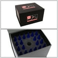 thumbnail image 6 of J2 Engineering LN-T7-015-125-BL J2 Engineering 7075 -T6 Forged Aluminum M12 x 1.25 20Pcs 123mm Spiked Cap Lug Nut w/ Socket Adapter ( Blue ), 6 of 6