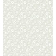 thumbnail image 3 of Floral Duvet Cover Set, Ornamental Monochrome Floral Design with Modern Art Style Foliage Pattern Image, Decorative 2 Piece Bedding Set with 1 Pillow Shams, Twin Size, Beige White, by Ambesonne, 3 of 3