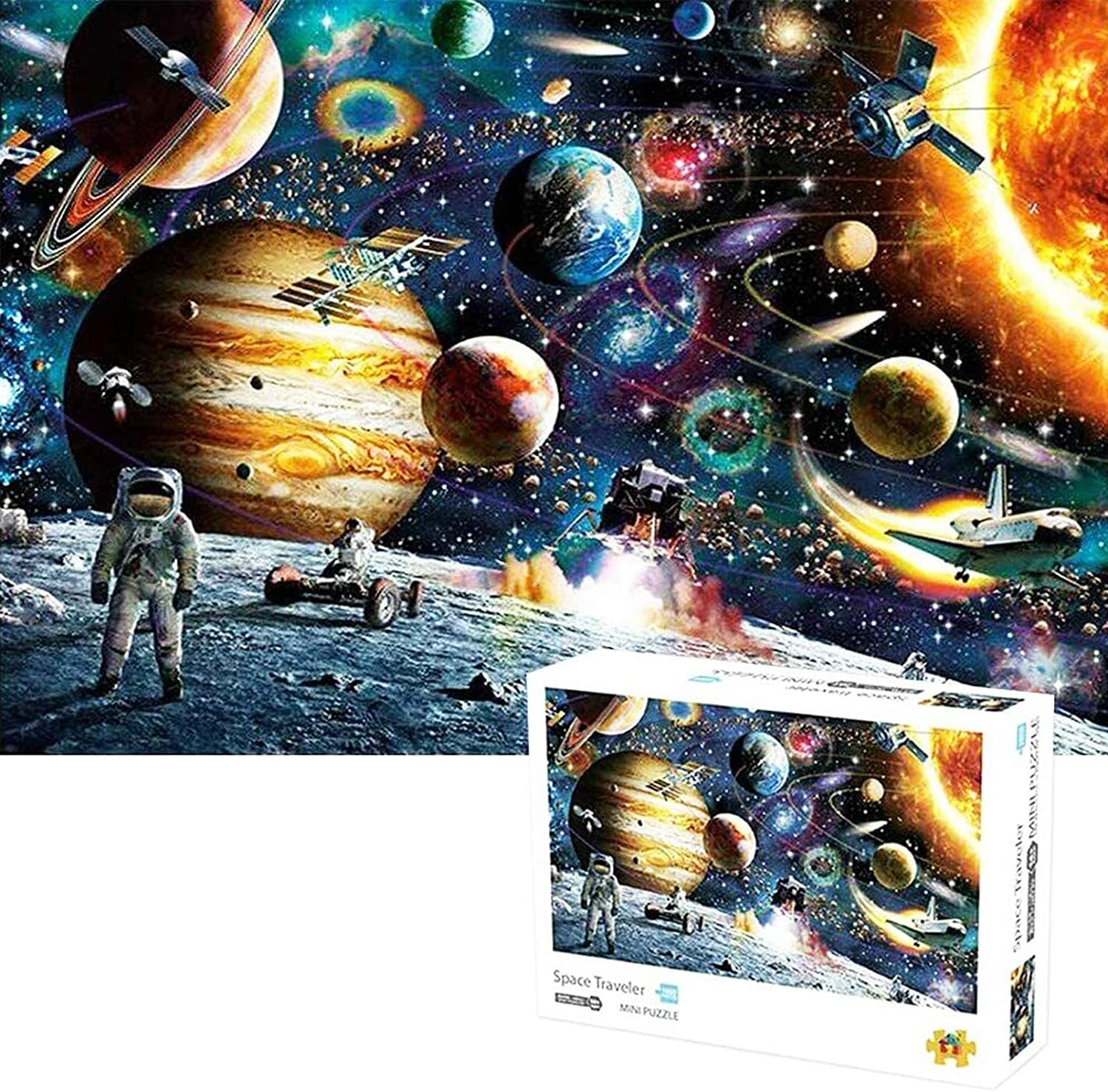 1000 Piece Large Jigsaw Puzzle for Adults Kids Family Educational Challenge Game 