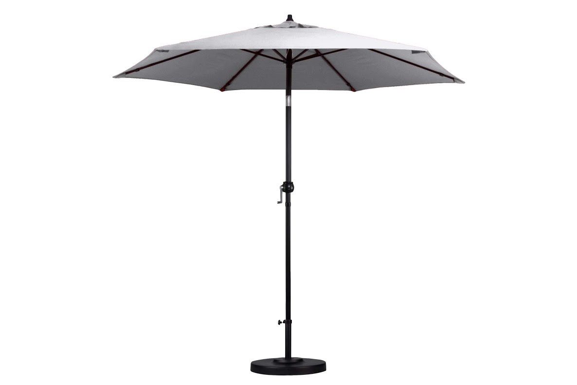 9" Steel Market Umbrella w/ Push Tilt /Polyester/