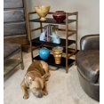 thumbnail image 3 of Eccostyle 3-Tier Bamboo Frame Stackable Bookshelf - Caramel & Black, 3 of 7