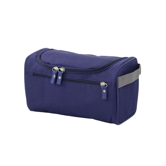 Bolsa de maquillaje grande Sunnimix Organizador cosméticos de tela Oxford impermeable Azul oscuro