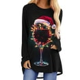 thumbnail image 2 of Royisotas Shirts for Women Plus Size Long Sleeve Pullover Christmas Holiday Crewneck Womens Shirts Casual, 2 of 5