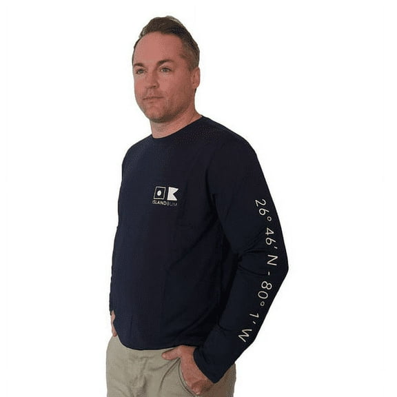 UPF 50 Nautical Flag Pocket L/S Shirt