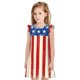 thumbnail image 1 of Fotbe America Flags2 Vestido de Dormir para Niñas de 3 a 10 Años, Mangas Cortas, Estilo Princesa, Pijama Camisón con Mangas Voladas-X-Large, 1 of 6