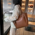 thumbnail image 5 of Bolso de mujer, bolsos de hombro de gran capacidad, bolsos y monederos de piel sintética de alta calidad, bolsos de mano retro para mujer, bolso de mano para mujer, 5 of 5