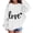 White, variant on Otqutp Girls Oversized Sweatshirt Cute Heart Print Sweater Preppy Valentines Day Pullover Teens Long Sleeve Crew Neck Shirts
