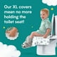 thumbnail image 4 of Fundas de asiento de inodoro Eli with Love 40 XL desechables impermeables, 4 of 8