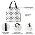 thumbnail image 3 of KLL Signal Icon Print Insulated Lunch Bag Women, Reusable Cute Tote Lunch Box for Adult & Men, Leakproof Cooler Lunch Bags for Work Office Travel Picnic, 3 of 5