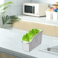 thumbnail image 1 of EGNMCR Desktop Organizer Bathroom Kitchen Fruit Vegetable Refrigerator Fresh Storage Basket Snacks Sundries Plastic Storage Basket Material Thick Fruit and Vegetable Organizer, 1 of 6