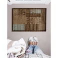 thumbnail image 4 of Milan Power Loomed Rug, Black/Aqua, 4 of 4
