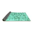 thumbnail image 2 of Ahgly Company Indoor Rectangle Abstract Turquoise Blue Modern Area Rugs, 8' x 10', 2 of 4