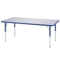 thumbnail image 2 of Rectangle Activity Table - 30" X 72", A-height - Freckled Gray/Green/Gray, 2 of 2