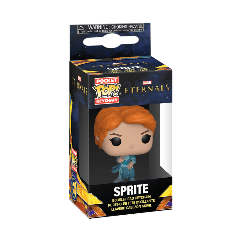 Sprite Funko Pop! Marvel: Eternals Keychain – National  Funko Pop Marvel: Eternals, Sprite bobble-head pocket keychain main image 2