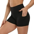 thumbnail image 1 of Biker Shorts For Women With Pockets, High Waisted Yoga Workout Shorts, 1 of 4