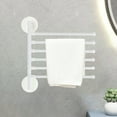 thumbnail image 5 of Hovmgk Suction Cup Towel Rack, Multifunctional Bathroom Paper Towel Holder, Strong Adjustable Wall-Mounted Towel Rack for Easy Installation, Plastic Paper Roll Organizer for Bathroom and Kitchen, 5 of 6