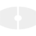 thumbnail image 4 of 30"W x 20"H x 5"ID x 16 1/4"C x 1"P Kailey Architectural Grade PVC Contemporary Ceiling Medallion, Two Piece, 4 of 11
