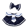 thumbnail image 2 of 2x Ropa Para Muñecas De Peluche, Accesorios Para Fotos DIY, Ropa Para Muñecas Con Manos En La Niña, Vestido Y Tocado Para Muñecas De 17cm, 2 of 8