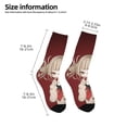 thumbnail image 5 of Anime My Hero Academia Himiko Toga Adult Socks Breathable Cozy Soft Crew Socks Novelty Casual Calf Stockings For Men Women, 5 of 8