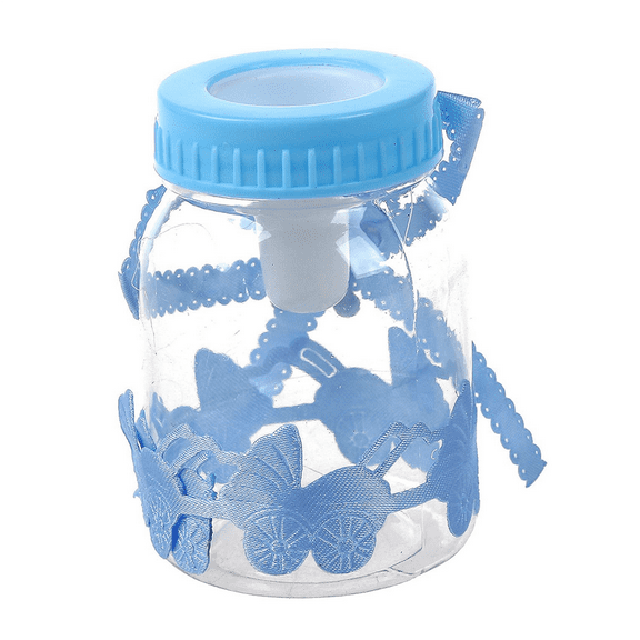 150Pcs Baby Bottle Candy Box Party Supplies Baby Feeding Bottle Wedding Favors and Gifts Box (Light Blue) 9 x 4cm,150pcs Bottle,light blue