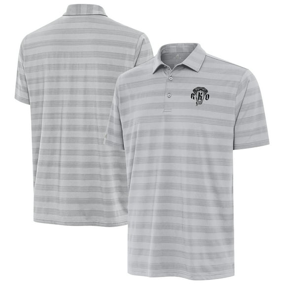 Men's Antigua Gray Randy Orton Tunnel Polo