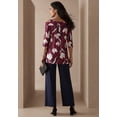 thumbnail image 2 of Jessica London Women's Plus Size Cold Shoulder Top, 2 of 4