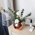 thumbnail image 2 of Flmtop Unbreakable Polished Flower Vase Stainless Steel Minimalist Crafts Flower Container Home Decor, 2 of 9