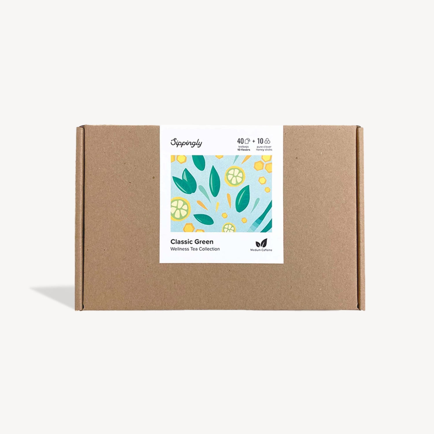Classic Green Tea Discovery Box - Himalaya Green, Matcha, Ginger Green, Mint Green, Jasmine Green Tea