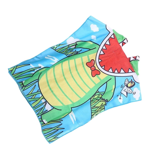 Advancent Toalla de baño capucha de baño chico paño impermeable funcional al aire libre práctico lavable lindo aspecto toallas de playa Type3 NO3