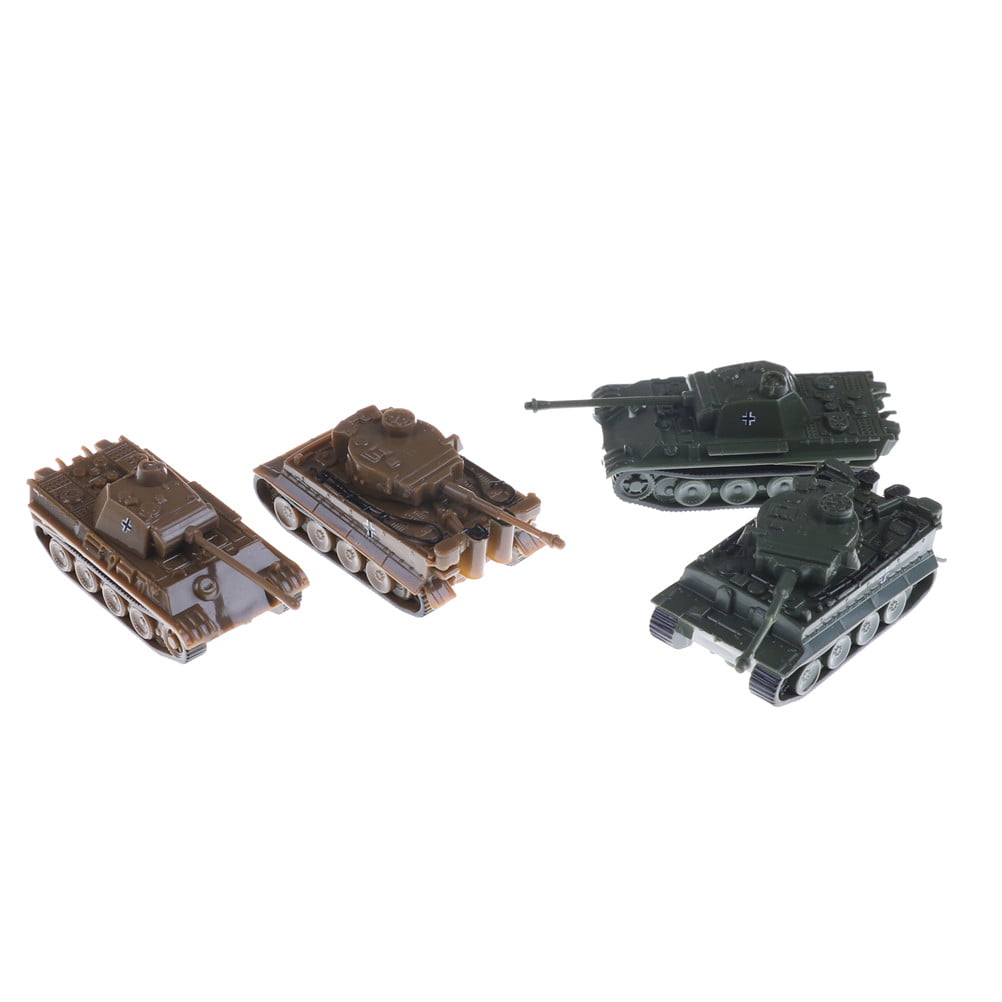 4D Sand Table Plastic Tiger Tanks Toy 1:144 World War II Germany Panther R JX 