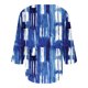thumbnail image 4 of Fiudx Ofertas Relámpago Blusa Holgada con Estampado de Pascua y Cuello En V Retro de Manga Tres Cuartos a La Moda para Mujer, 4 of 5