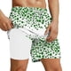thumbnail image 1 of Mens Pantalones Cortos de Cintura Elástica con Bolsillos Secado Rápido Multi Bolsillo Pantalones de Baño para Hombres, Pantalones de Playa Transpirables con Cordón, 1 of 5