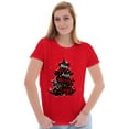 thumbnail image 3 of Xmas May Your Days Be Merry Bright Womens Fitted Plus Size Graphic Tee Brisco Brands 3X, 3 of 4