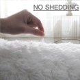 thumbnail image 3 of Plush Round Rug Fluffy White Carpets For Living Room Soft Home Decor Bedroom, 3 of 5