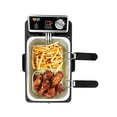 thumbnail image 4 of Kalorik Pro 4.2 Quart Triple-Basket Deep Fryer with Oil Filtration, in Stainless Steel (KPRO FT 42777 SS), 4 of 9