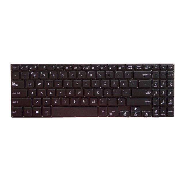 teclado del ordenador portátil de repuesto para portátil, inglés . UU., negro para YU Y, piezas duraderas