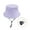 Purple, variant on Children's Adjustable Solid Color Fisherman Hat - Pure Cotton Parent-Child Bucket Hat for Boys and Girls Comfortable for Long Wear, Ideal for Outdoor Activities
