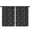 Black Gothic Sun, variant on Blackout Kids Curtains,Black Gothic Sun Planet Pattern Childrens Insulated Curtains Set Of 2,Bedroom Essentials,Toddler Room Decor 42x54in(106x137cm)