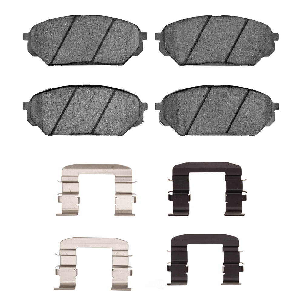Dynamic Friction Company 1551-1301-01 DFC 5000 Advanced Brake Pads - Ceramic and Hardware Kit - OE