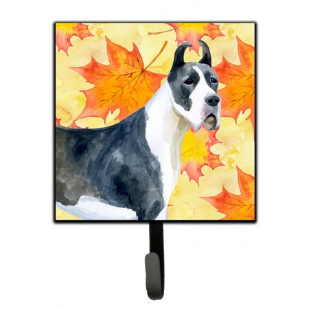

Carolines Treasures BB9904SH4 Harlequin Great Dane Fall Leash or Key Holder Yellow 7Hx4.25W multicolor